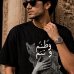 تیشرت-مردانه-زنانه-مشکی-وطنم و تنم-مهدی طاقه چیان (5)