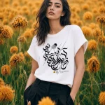 تیشرت-ساز-سفید-زنانه-دخترانه-مهدی طاقه چیان (2)